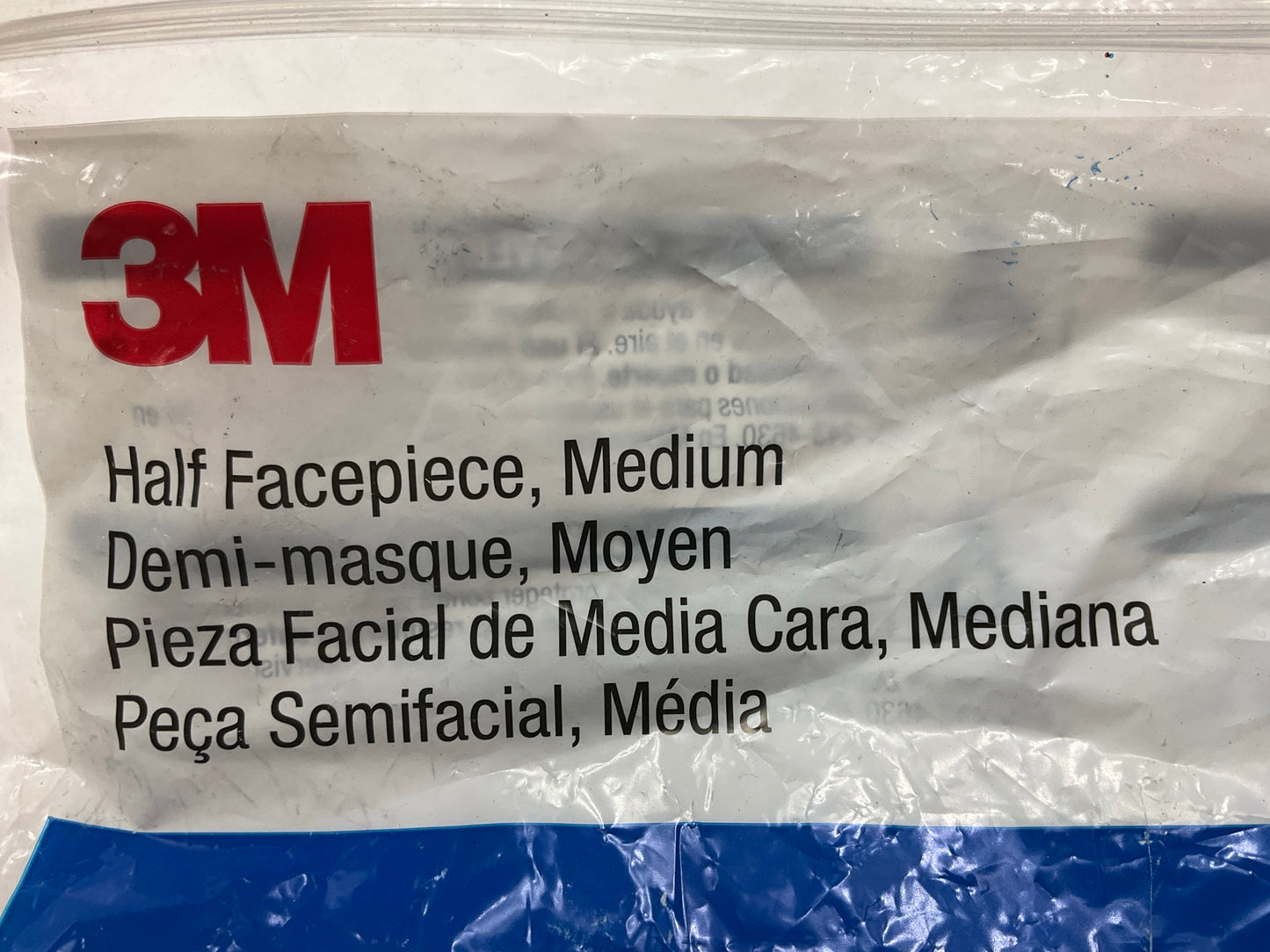 New 3M 6200/07025 Half Facepiece Reusable Respirator Mask - Size Medium