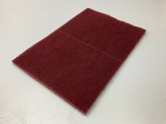 3M 64926 Scotch-Brite Very Fine Grade, 6 In. X 9 In. Hand Pads, Maroon (20/Pack)
