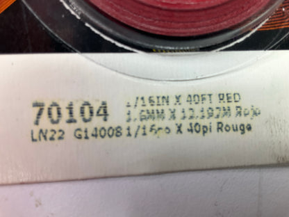 3M 70104 Pinstripe Striping Tape - 1/16'' X 40' Red Stripe Tape