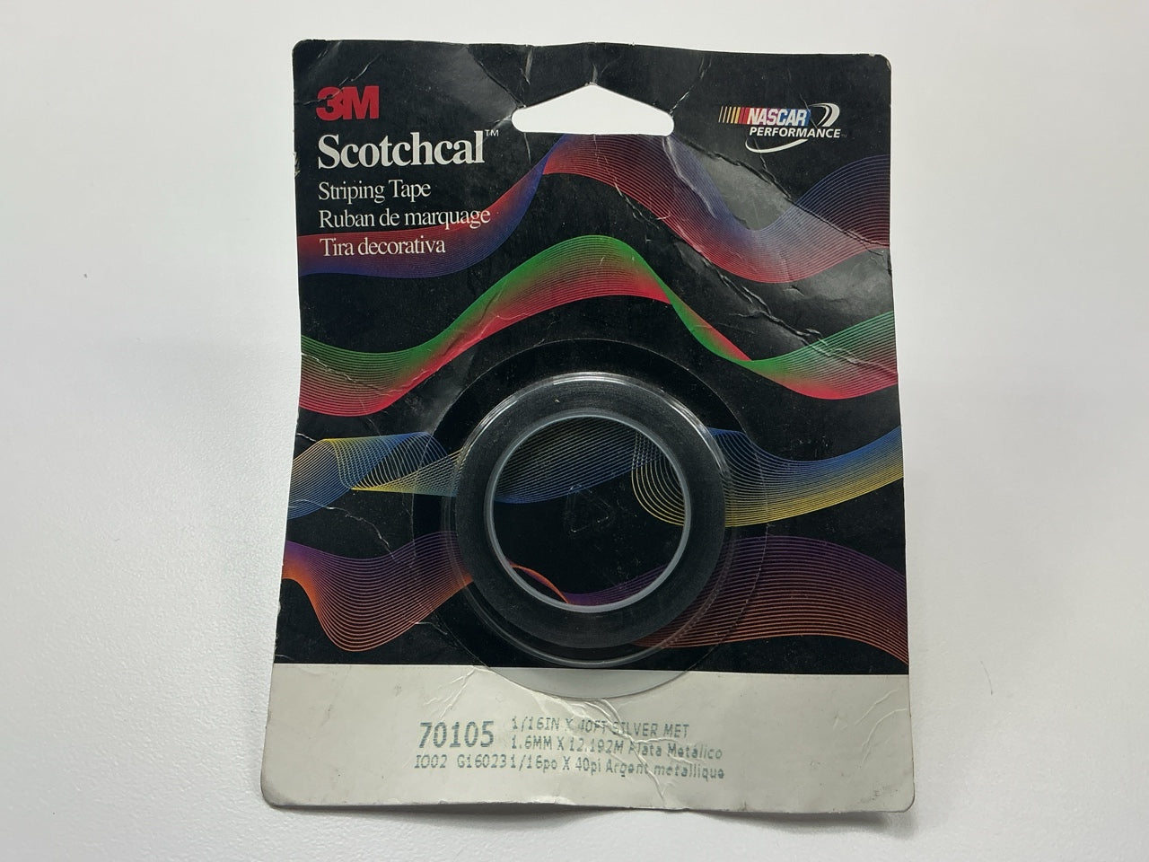 3M 70105 Scotchcal Striping Tape Silver Metallic 1/16'' X 40 Feet