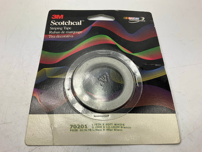 3M 70201 Scotchcal Striping Stripe Tape White, 1/8 In X 40 Feet