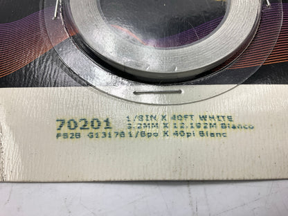 3M 70201 Scotchcal Striping Stripe Tape White, 1/8 In X 40 Feet