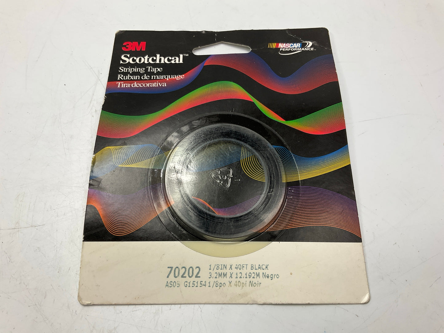 3M 70202 Scotchcal Striping Tape 70202, Black Stripe Tape, 1/8 In X 40 Feet