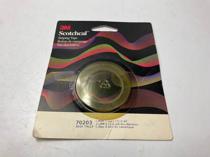 3M 70203 Pinstripe Striping Stripe Tape 1/8'' X 40' Gold Metallic
