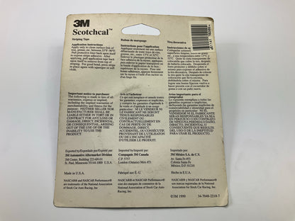 3M 70209 Pinstripe Automotive Stripe Striping Tape 1/8'' X 40 Ft Dark Blue