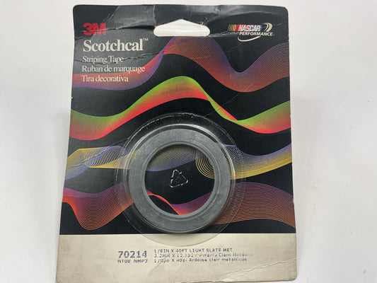 3M 70214 Scotchcal Light Slate Metallic Striping Automotive Tape 1/8'' X 40 Feet
