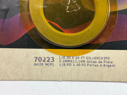 3M 70223 Pinstripe Auto Stripe Striping Tape, 1/8'' X 40' Silverchips