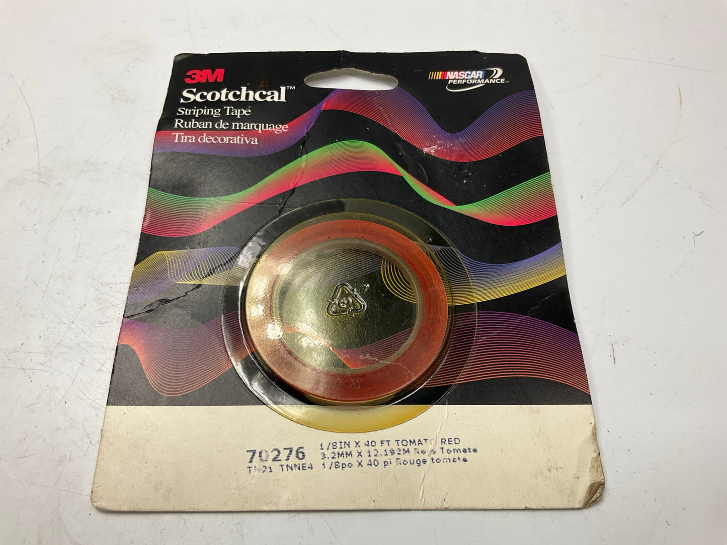 3M Scotchcal 70276 Tomato Red Striping Automotive Tape - 1/8'' X 40 Feet