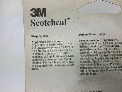 3M Scotchcal 70283 Medium Silver Metallic Striping Stripe Tape 1/8'' X 40 Feet