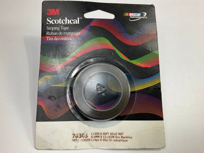 3M Scotchcal 70303 Gold Metallic Striping Automotive Tape 1/4'' X 40'