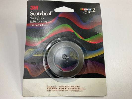 3M Scotchcal 70303 Gold Metallic Striping Automotive Stripe Tape 1/4'' X 40'