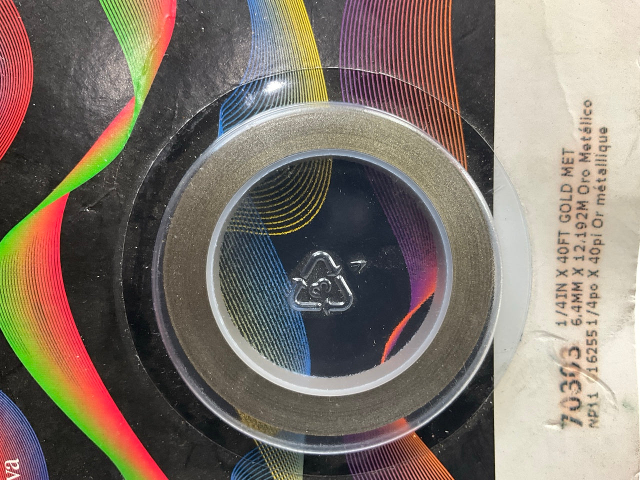 3M Scotchcal 70303 Gold Metallic Striping Automotive Tape 1/4'' X 40'