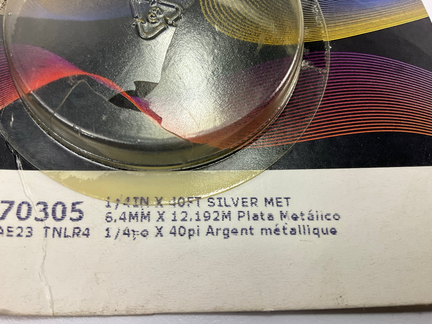 3M Scotchcal 70305 Silver Metallic Striping Automotive Tape 1/4'' X 40' Feet