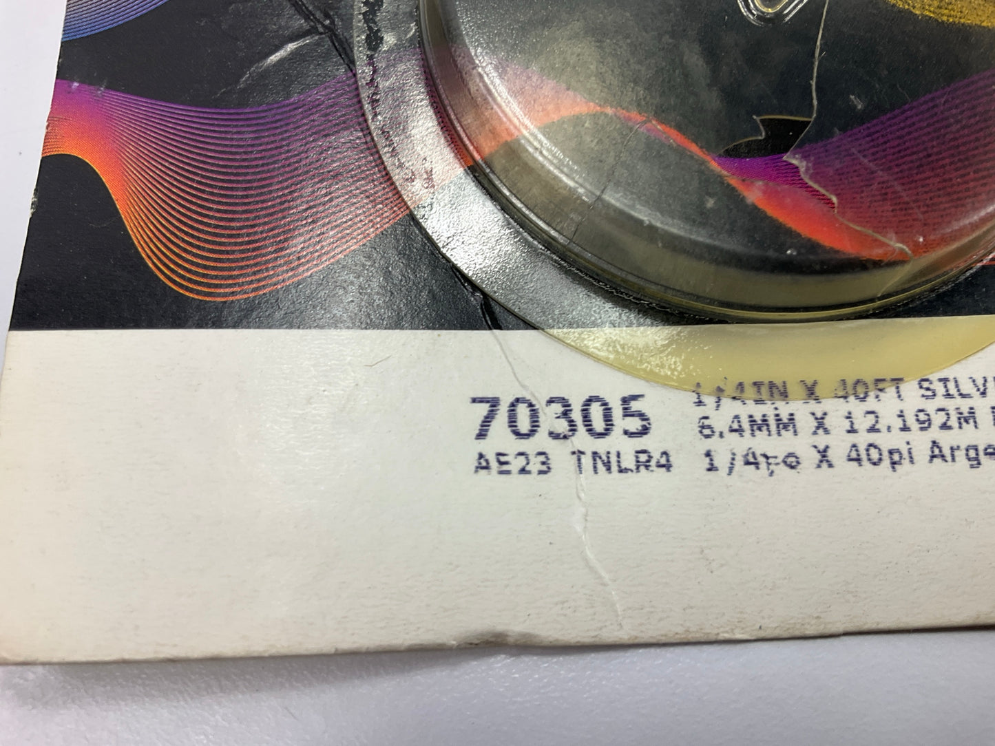 3M Scotchcal 70305 Silver Metallic Striping Automotive Tape 1/4'' X 40' Feet