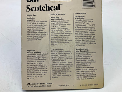 3M 70306 Scotchcal Striping Stripe Tape Buckskin - 1/4 In X 40 Feet