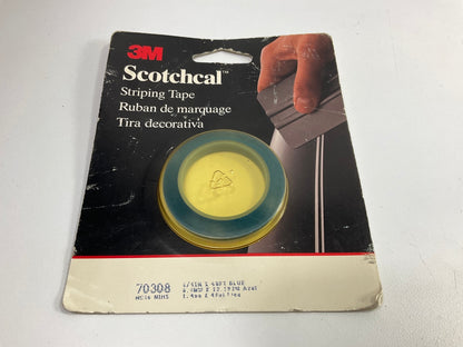 3M Scotchcal 70308 Blue Striping Automotive Tape Stripe Tape 1/4'' X 40 Feet