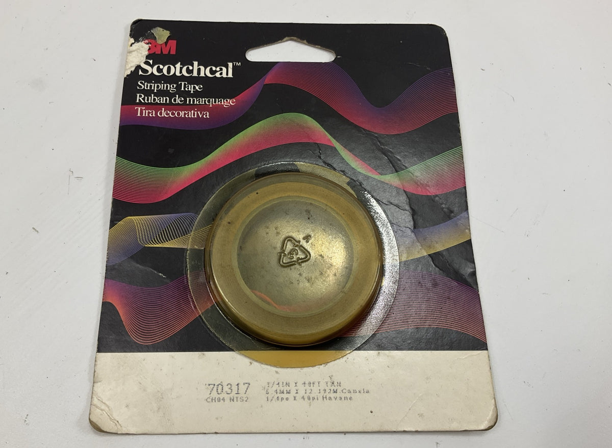 3M Scotchcal 70317 Automotive Stripe Tape 1/4 In X 40 Ft, Tan