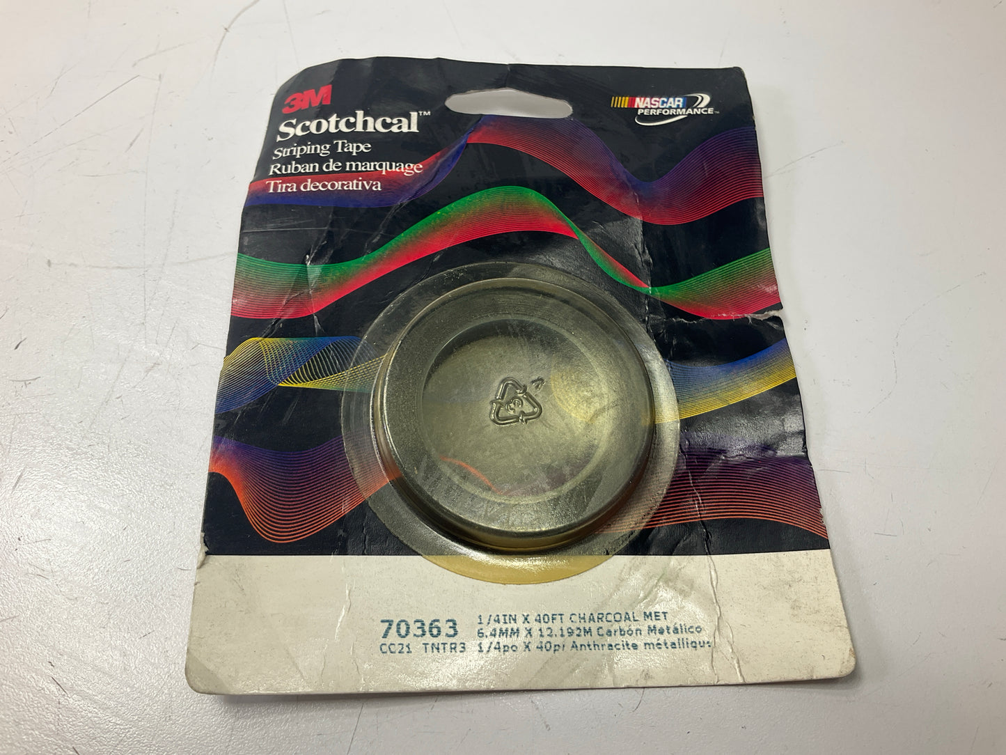 3M 70363 1/4'' X 40' Scotchcal Striping Automotive Stripe Tape  Charcoal Metallic