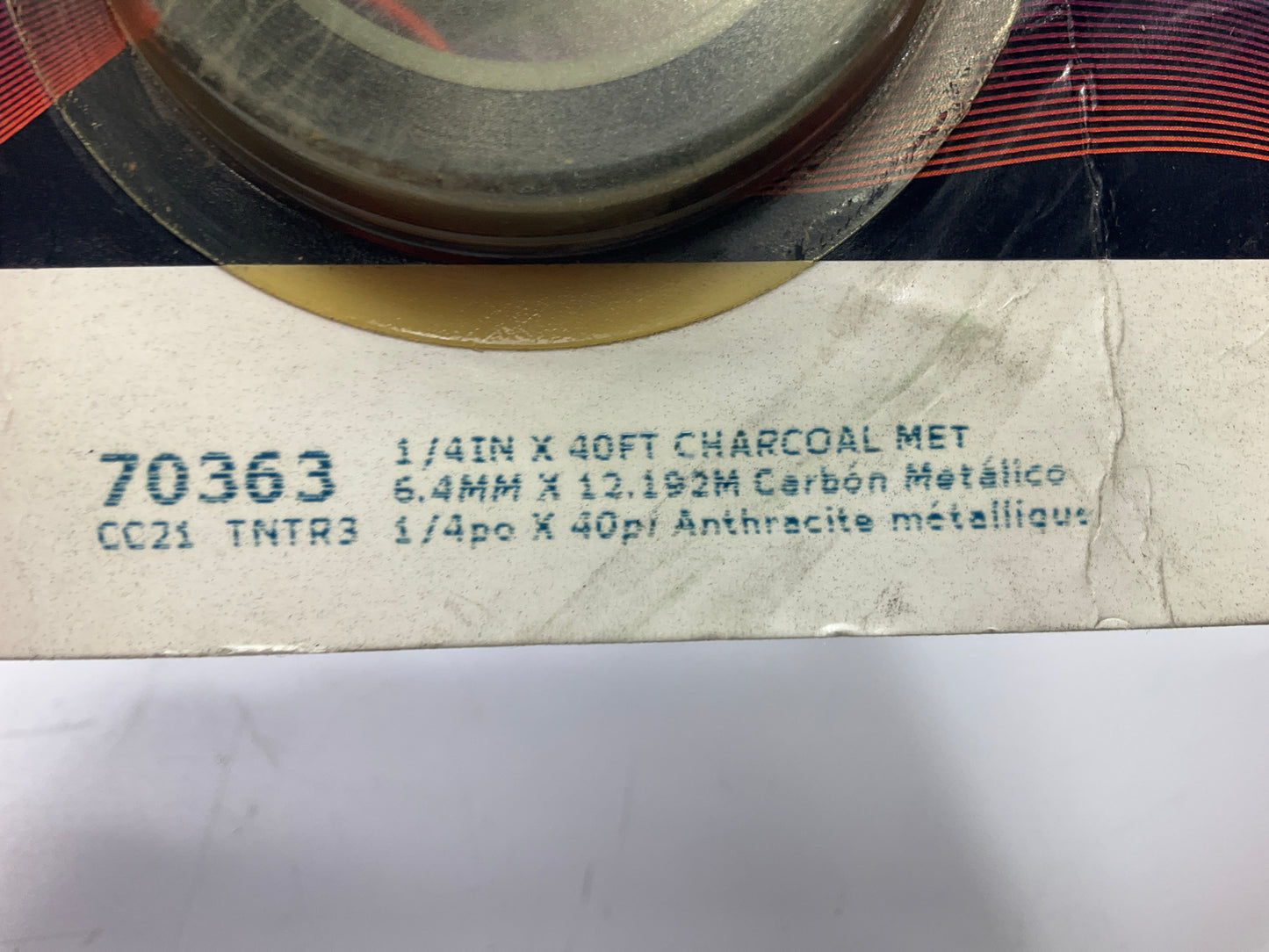 3M 70363 1/4'' X 40' Scotchcal Striping Automotive Stripe Tape  Charcoal Metallic