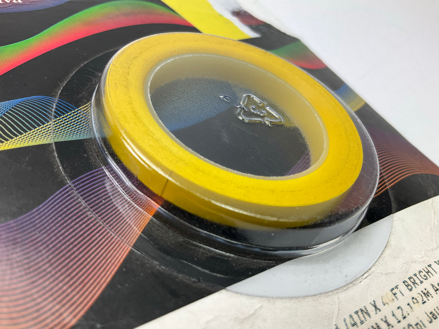 3M 70367 Pinstripe Striping Tape - 1/4'' X 40' Bright Yellow