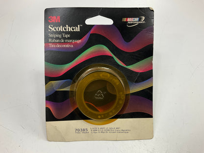3M 70385 Pinstripe Auto Stripe Striping Tape, 1/4'' X 40' Light Gold Metallic