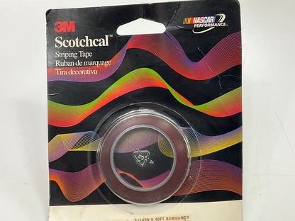 3M 70510 Pinstripe Striping Auto Stripe Tape, 3/16'' X 40' Burgundy