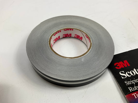 3M 70702 Double Pinstripe Striping Tape 1/2'' X 50' Black Scotchal Stripe Tape