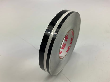 3M 70702 Double Pinstripe Striping Tape 1/2'' X 50' Black Scotchal Stripe Tape