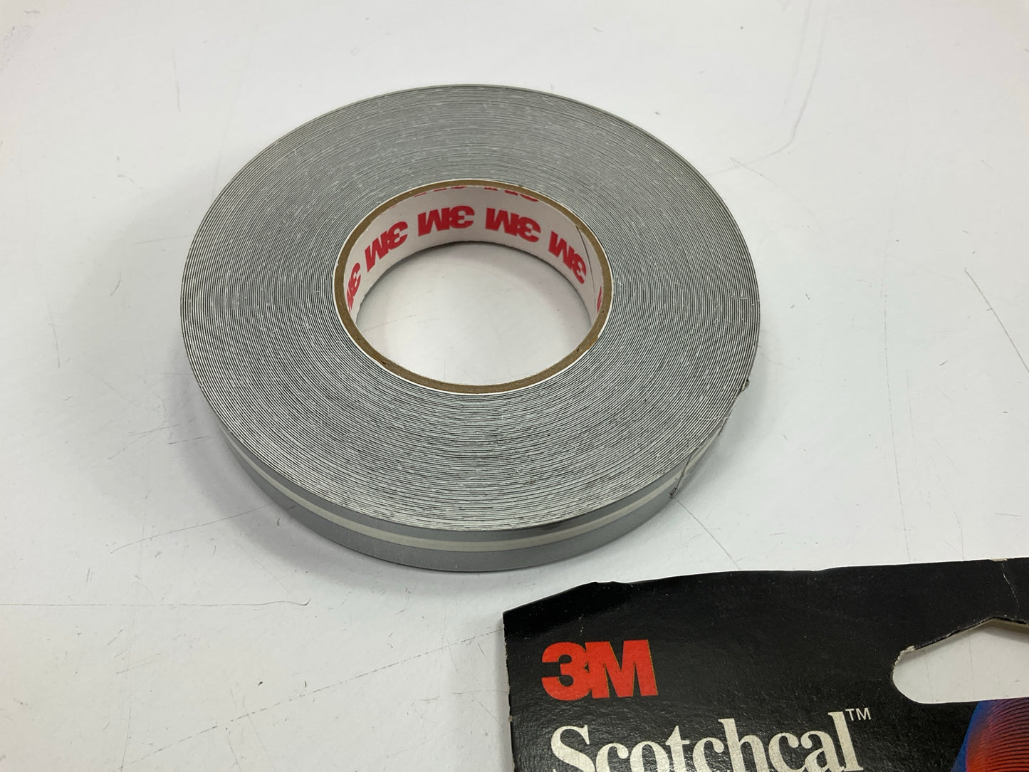 OPENED 3M 70705 Pinstripe Striping Tape 1/2''x50' Silver Metallic Stripe Tape