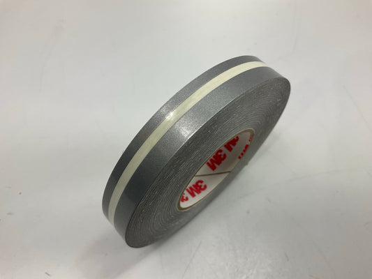 OPENED 3M 70705 Pinstripe Striping Tape 1/2''x50' Silver Metallic Stripe Tape