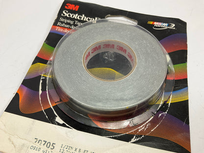 OPENED 3M 70705 Pinstripe Striping Tape 1/2''x50' Silver Metallic Stripe Tape