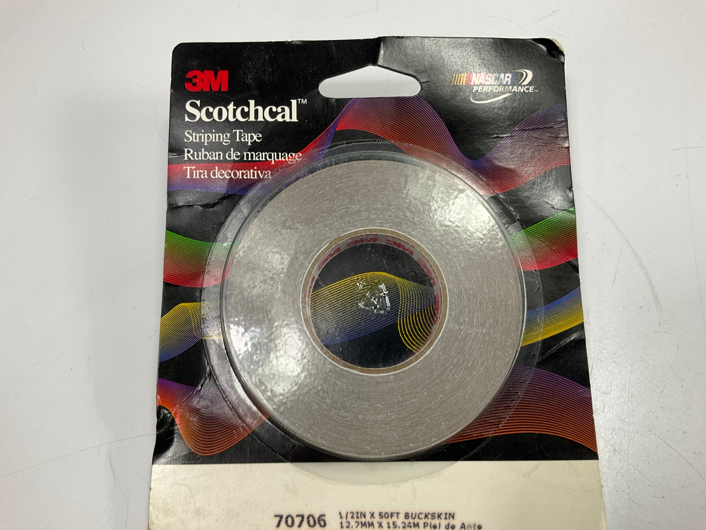 3M 70706 Scotchcal Auto Stripe Striping Tape, Buckskin, 1/2 In X 50 Feet