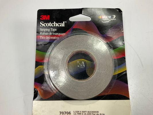 3M 70706 Scotchcal Auto Stripe Striping Tape, Buckskin, 1/2 In X 50 Feet