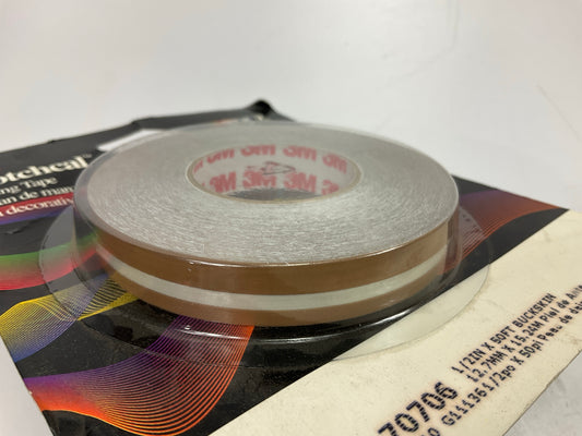 3M 70706 Scotchcal Auto Stripe Striping Tape, Buckskin, 1/2 In X 50 Feet