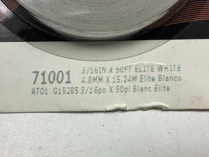 3M 71001 Pinstripe Striping Tape Auto Stripe Tape - 3/16''x50', Elite White