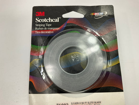 3M 71002 Pinstripe Striping Tape - 3/16'' X 50' Elite Black.