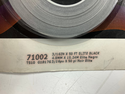 3M 71002 Pinstripe Striping Tape - 3/16'' X 50' Elite Black.