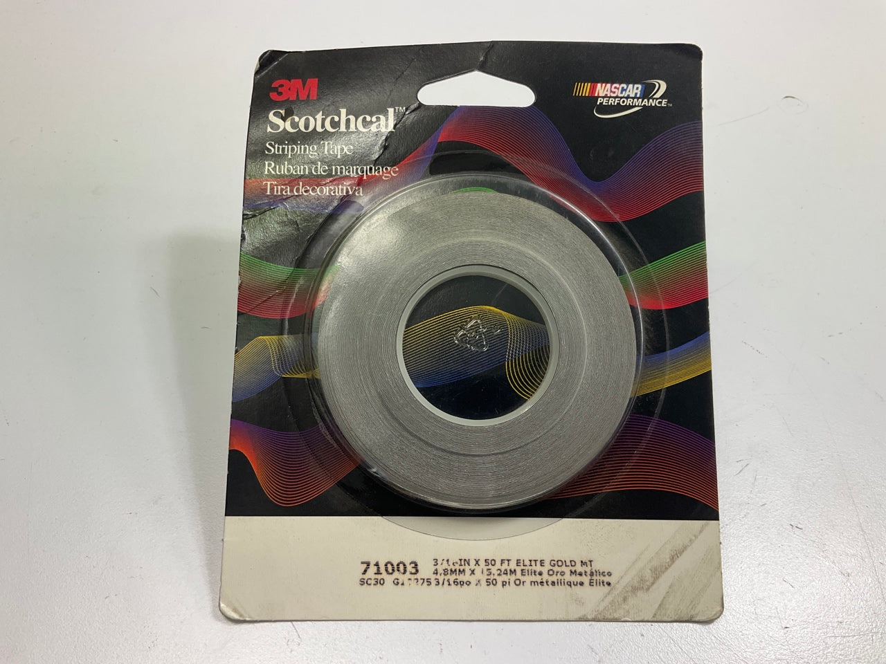 3M 71003 Scotchcal Striping Tape - Gold Metallic, 3/16'' X 50' Stripe Tape