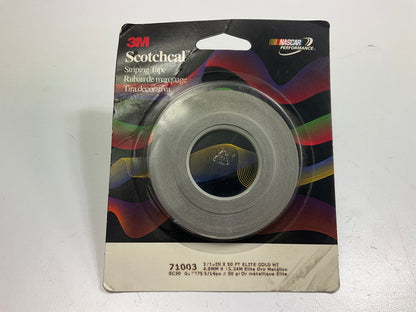 3M 71003 Scotchcal Striping Tape - Gold Metallic, 3/16'' X 50' Stripe Tape