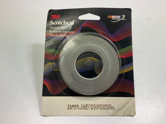 3M 71003 Scotchcal Striping Tape - Gold Metallic, 3/16'' X 50' Stripe Tape