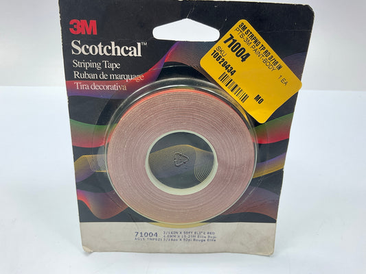 3M 71004 Scotchcal Striping Automotive Stripe Tape , Red, 3/16 In X 50 Feet