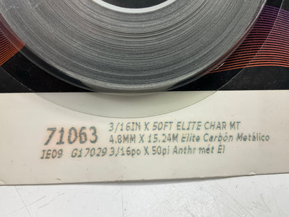 3M 71063 Scotchcal Stripping Stripe Tape, Elite Charcoal Metallic, 3/16'' X 50'