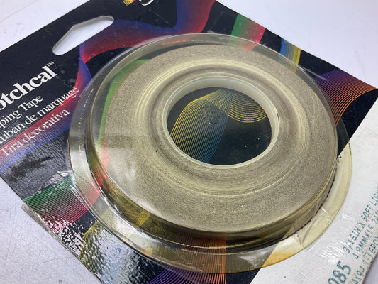 3M 71085 Pinstripe Striping Tape Light Gold Metallic, 3/16 In X 50 Feet