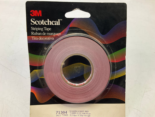 3M 71304 Scotchcal Striping Stripe Tape Red 5/16 In X 50 Feet