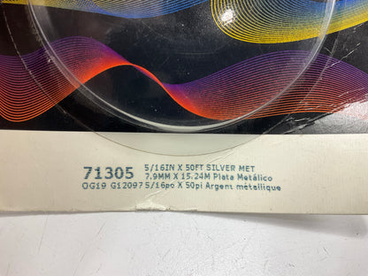 3M 71305Scotchcal Striping Stripe Tape - 5/16 In Width X 50 Ft Silver Metallic.