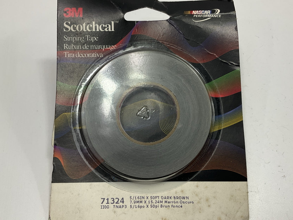 3M Scotchcal 71324 Dark Brown Striping Automotive Stripe Tape 5/16'' X 50 Feet