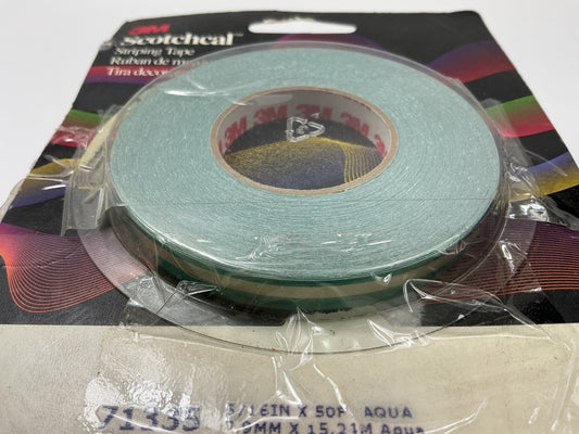OPEN BOX - 3M 71335 Scotchcal Striping Tape Aqua 5/16'' X 50 Feet