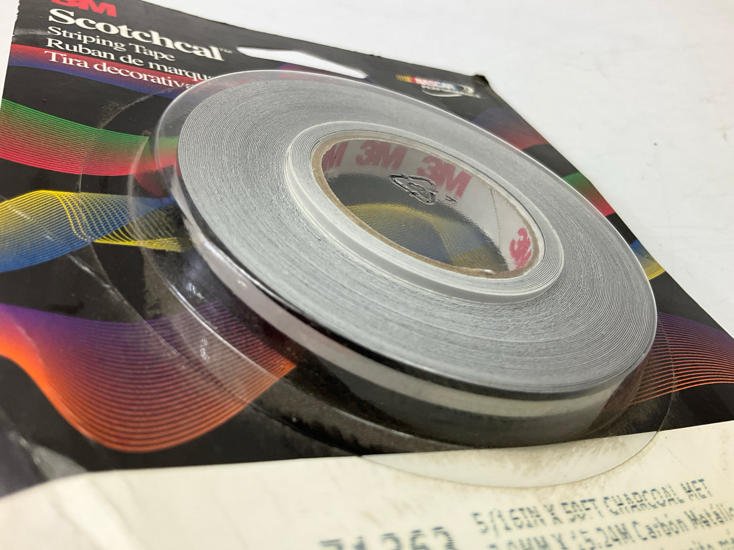 3M Scotchcal 71363 Charcoal Metallic Striping Automotive Tape - 5/16'' X 50 Feet