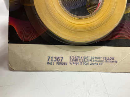 3M 71367 Pinstripe Auto Stripe Striping Tape, 5/16'' X 50 Feet, Bright Yellow