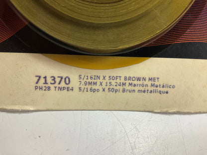 3M 71370 Pinstripe Auto Stripe Striping Tape, 5/16'' X 50' Brown Metallic